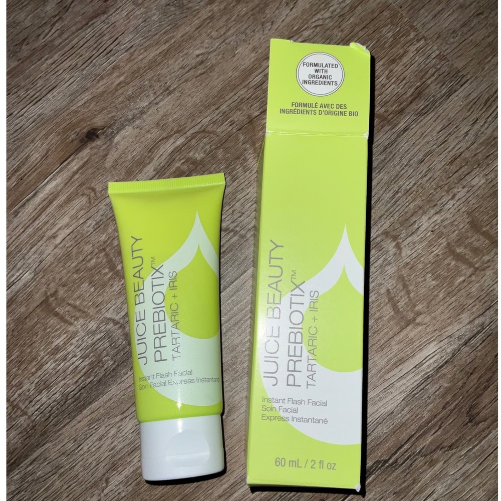 Juice Beauty Prebiotix Instant Flash Facial Tartaric + Iris Exfoliating Mask 2oz